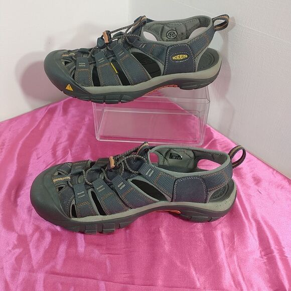 Keen Men’s Waterproof Newport Sandals Size 11.5 Gray/Orange main image 7